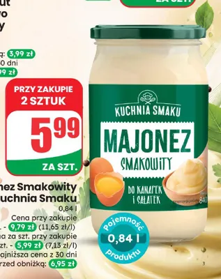 Majonez Smakowity Kuchnia Smaku promocja w Dino