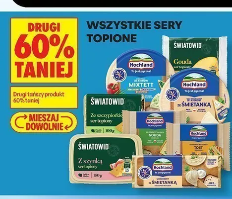 Ser topiony Światowid Gouda promocja w Biedronka