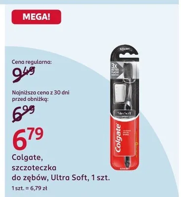 Szczoteczka do zębów Colgate Ultra Soft promocja w Rossmann