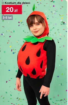 Kostium dla dzieci biedronka 3-5 lat promocja w Woolworth