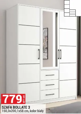 Szafa Bollate 3 promocja w Merkury Market