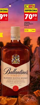 Whisky Ballantine's 12 yo promocja w Biedronka