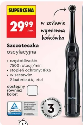 Szczoteczka oscylacyjna promocja w Biedronka
