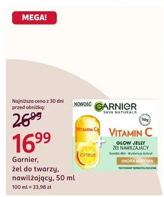 Żel do twarzy, nawilżający promocja w Rossmann