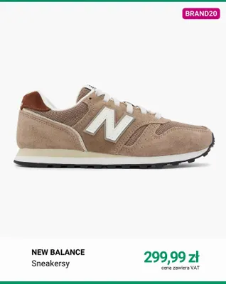 Sneakersy New Balance promocja w Deichmann