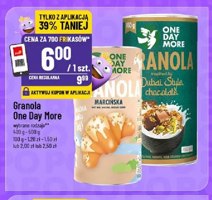 Granola One Day More Marcińska promocja w POLOmarket