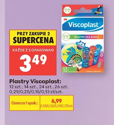 Plastry Viscoplast promocja w Biedronka