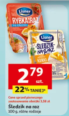 Śledź na raz różne rodzaje promocja w Auchan