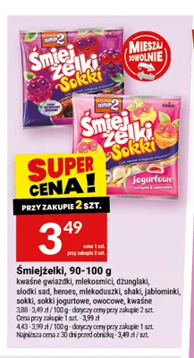 Żelki nimm2 Śmiejżelki owocowe promocja w Twój Market