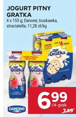 Jogurt pitny Gratka promocja w Stokrotka