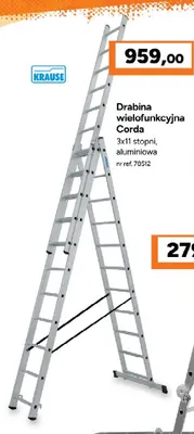 Drabina wielofunkcyjna Corda Krause 3x11 stopni promocja w Bricoman