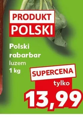 Polski rabarbar promocja w Kaufland