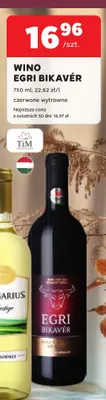 Wino czerwone Egri Bikavér wytrawne promocja w Stokrotka