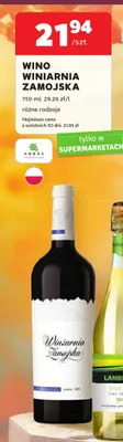 Wino Winiarnia Zamojska promocja w Stokrotka
