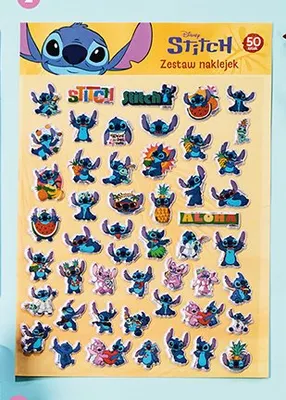 Naklejki piankowe Stitch St. Majewski promocja w Biedronka