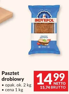 Pasztet drobiowy Indykpol promocja w Makro