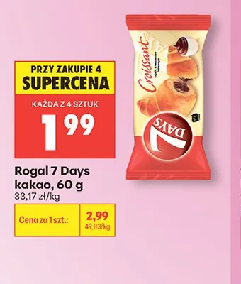 Rogal 7 Days kakao promocja w Biedronka