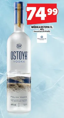 Wódka Ostoya promocja w TOPAZ