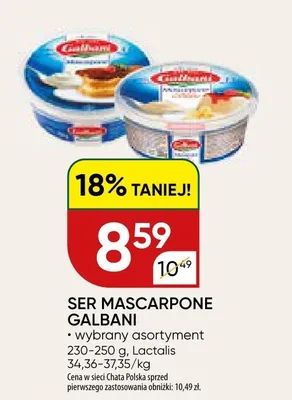 Ser mascarpone galbani promocja w Chata Polska