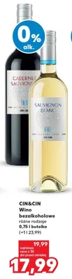 Wino bezalkoholowe różne rodzaje promocja w Kaufland