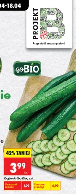 Ogórek Go Bio promocja w Biedronka