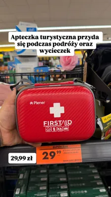 Apteczka turystyczna Plener promocja w Biedronka