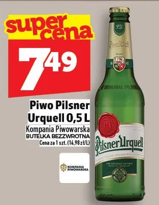 Piwo pilsner urquell promocja w TOPAZ