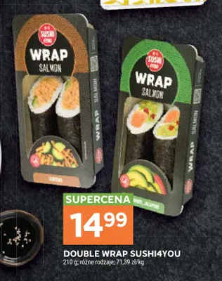 Double Wrap Sushi4You promocja w Stokrotka