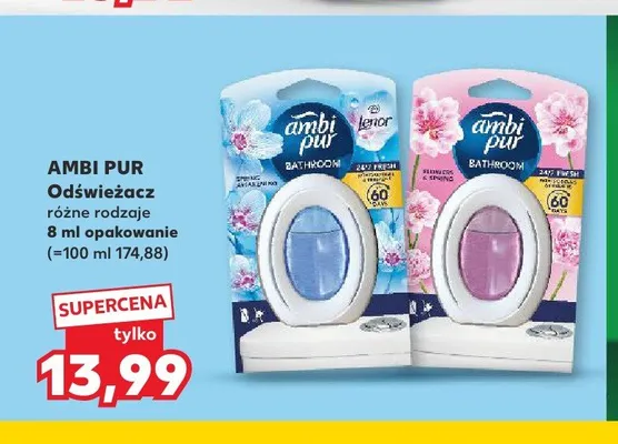 Odświeżacz do łazienki Ambi Pur Flowers & Spring promocja w Kaufland