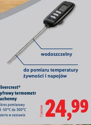 Termometr cyfrowy kuchenny  promocja w Lidl