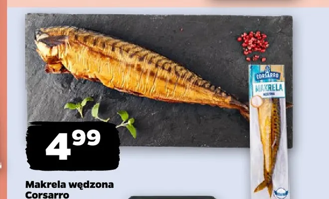 Makrela wędzona Corsarro promocja w Netto