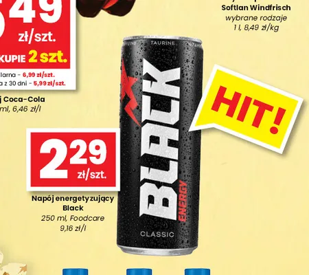Napój energetyzujący Black Classic promocja w emma MARKET