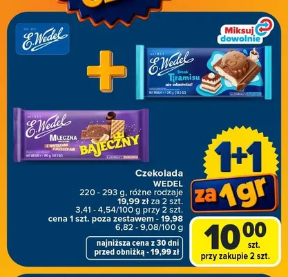 Czekolada Tiramisu E.Wedel promocja w Carrefour Market