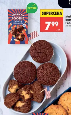 Muffiny peanut butter American Foodie promocja w Biedronka