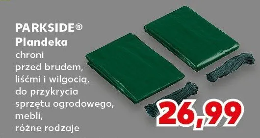 Plandeka, różne rodzaje promocja w Kaufland