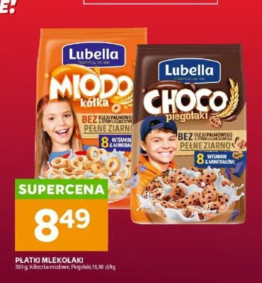 Płatki mlekołaki Miodokółka, Choco Piegołaki promocja w Stokrotka