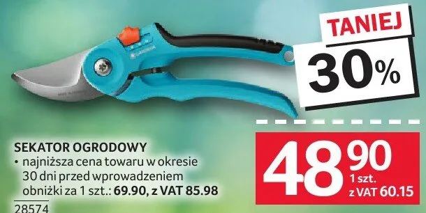 Sekator ogrodowy GARDENA promocja w Selgros