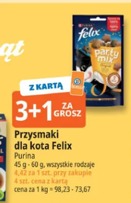 Przysmaki dla kota Felix promocja w Leclerc