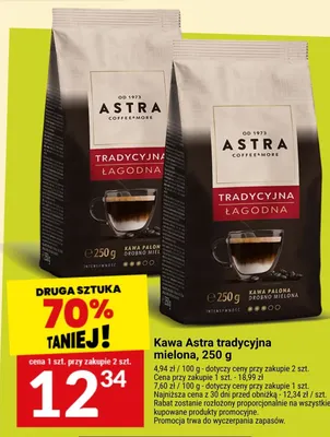 Kawa mielona Astra tradycyjna promocja w Twój Market