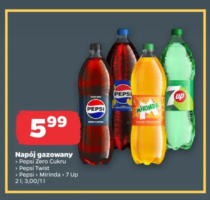 Napój gazowany Pepsi Twist promocja w Netto