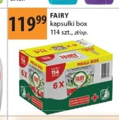 Kapsułki do zmywarki Fairy promocja w Drogerie Laboo
