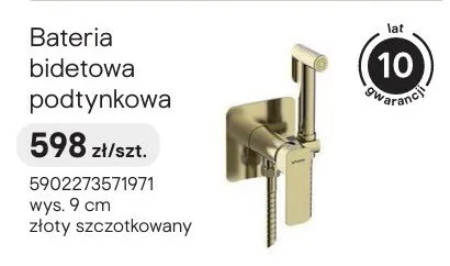 Bateria bidetowa podtynkowa Valvex Harris promocja w Castorama