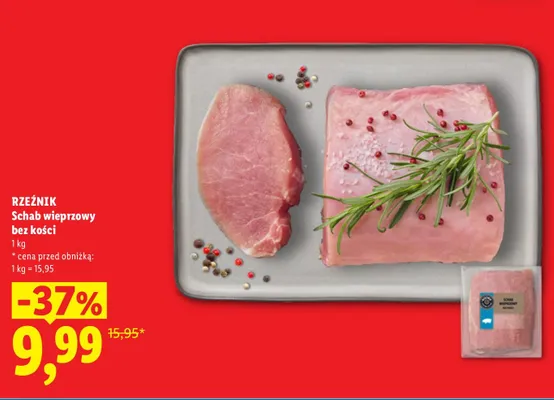 Schab wieprzowy bez kości Rzeźnik promocja w Lidl