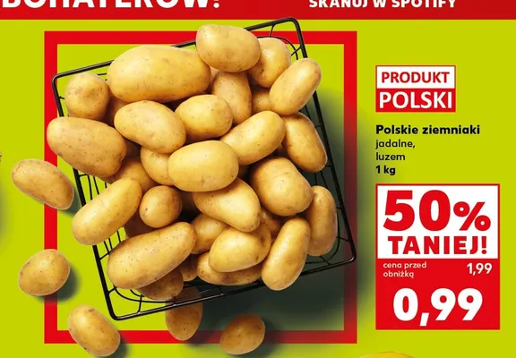 Ziemniaki jadalne polskie promocja w Kaufland