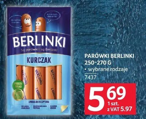 Parówki Berlinki promocja w Selgros