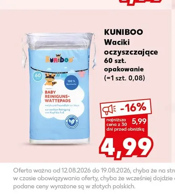 Waciki oczyszczające Kuniboo promocja w Kaufland