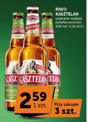 Piwo Kasztelan promocja w Euro Sklep