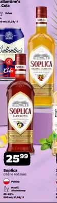 Napój alkoholowy Soplica Śliwkowa promocja w Netto