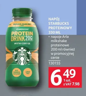 Napój proteinowy Starbucks promocja w Selgros
