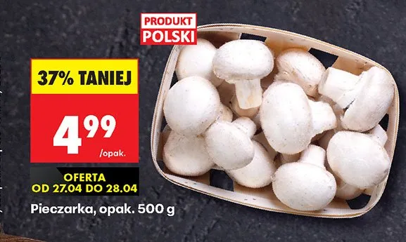 Pieczarka polska promocja w Biedronka